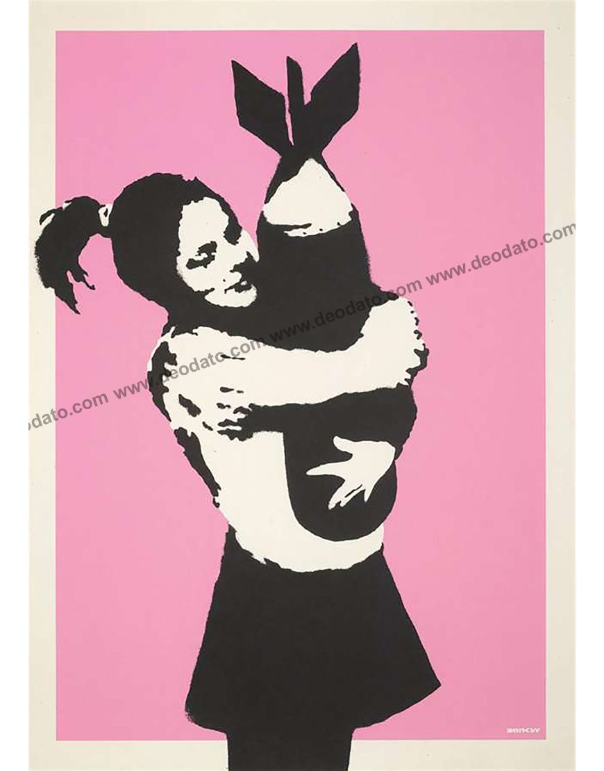 BANKSY Signed - American Products: Napalm - Certificate (Banksy Art, store Banksy Wall Art, Banksy Lithograph, Banksy Gift, Banksy Graffiti Art)