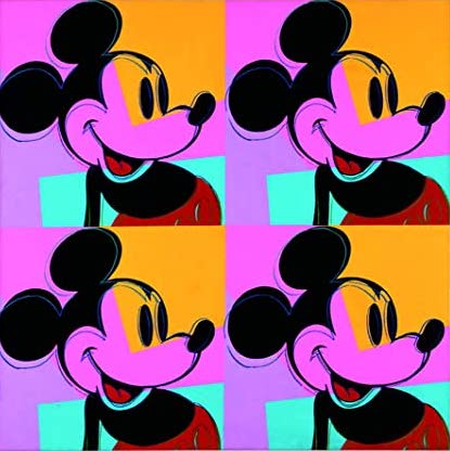 roy lichtenstein mickey mouse and donald duck